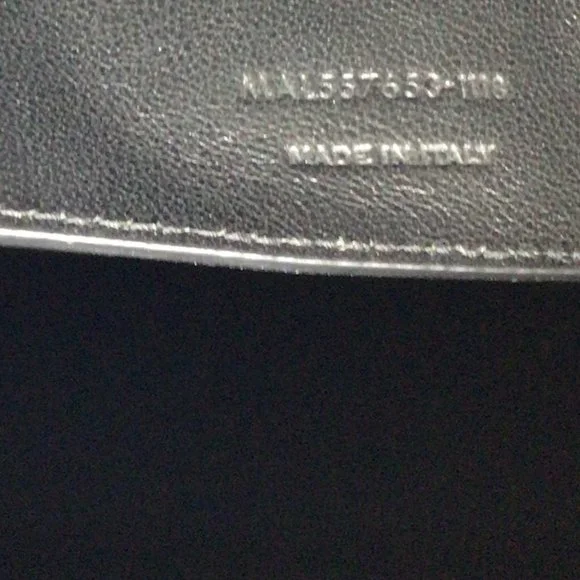 SAINT LAURENT BLACK LEATHER MEDIUM UPTOWN HANDBAG - Picture 9 of 9